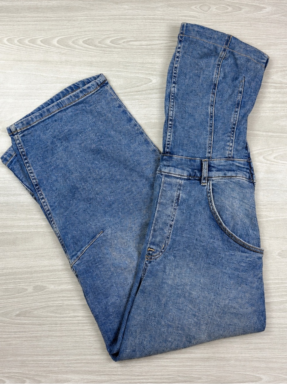 We the Free Je Suis Pret Barrel Corest Jumpsuit Boho Festival Size M - Picture 10 of 16
